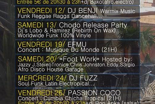 Chodo Release Party – 13 mai 2017 @ LE CAFE LOCAL